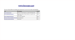 Desktop Screenshot of bressure.net