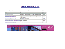 Tablet Screenshot of bressure.net